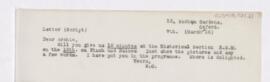 Letter to Thomas Archibald Malloch, March 7, 1916