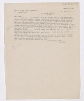 Letter to Mabel Brewster, December 31, 1916