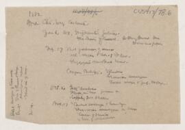 Cushing's notes, Medico-Chirurgical Society, 1882