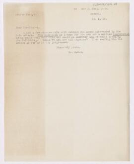 Letter to John Young Walker MacAlister, January 16, 1919