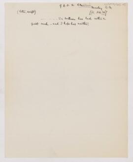 Letter to Thomas Archibald Malloch, February 18, 1918