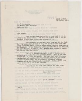 Correspondence, Bowman-Bradley