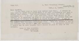 Letter to Edward A. Sharpey Schäfer, February 6, 1900