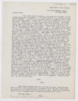 Letter to Susan Revere Chapin, October 23, 1914