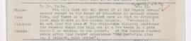 Letter to  Tribe, February 11, 1919