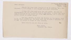 Letter to Edward McGuire, 1917