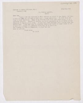Letter to Edward F. Milburn, December 10, 1915