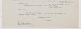 Letter to Thomas R. Boggs, April 28, 1910