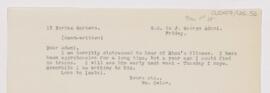 Letter to John George Adami, March 1, 1918