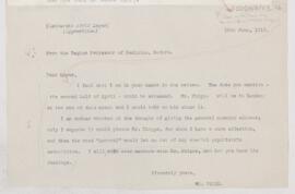 Letter to Adolf Meyer, June 15, 1912