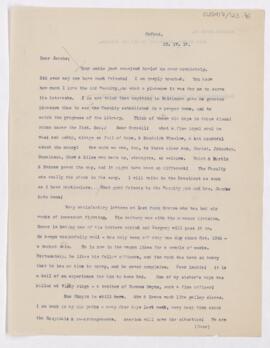 Letter to Henry Barton Jacobs, April 25, 1917