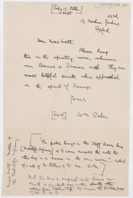Letter to  Watt, March 4, 1915