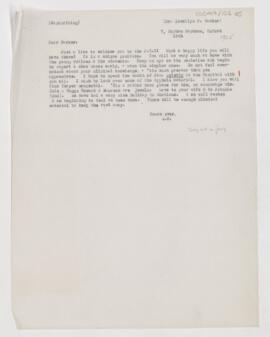 Letter to Lewellys Franklin Barker, September 15, 1905