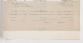 Letter to Margaret E. Charlton, October 9, 1907