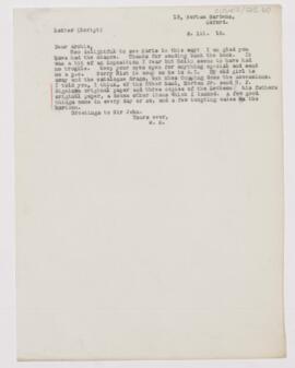 Letter to Thomas Archibald Malloch, March 3, 1918