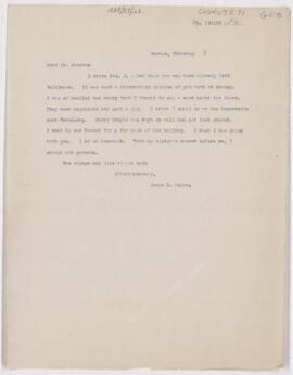 Letter to Henry Barton Jacobs