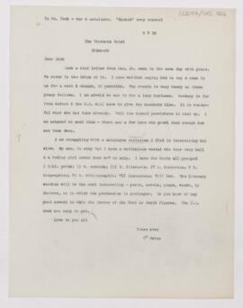Letter to George Dock, May 5, 1918