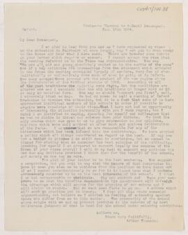 Letter to W. Cecil Bosanquet, January 13, 1904
