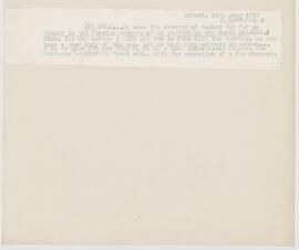 Letter to Arnold Carl Klebs, July 14, 1913