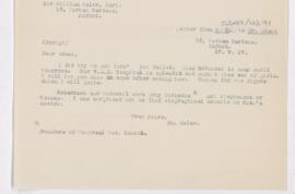 Letter to John George Adami, May 17, 1917