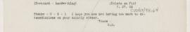 Letter to Frieda C. (Elizabeth) Thies, July 27, 1902
