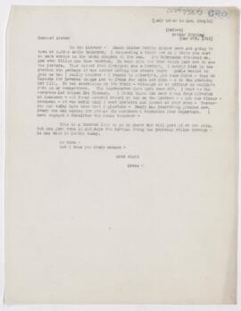 Letter to Susan Revere Chapin, May 27, 1915