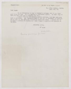 Letter to Thomas R. Boggs, September 6, 1909