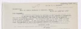Letter to Francis John Shepherd, July 28, 1919