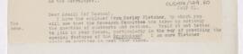 Letter to David Linn (?) Edsall, July 21, 1919