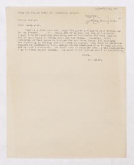 Letter to John Young Walker MacAlister, August 10, 1918