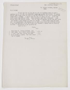 Letter to Lewellys Franklin Barker, June 30, 1907