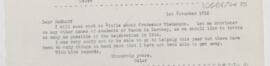 Letter to Karl Sudhoff, November 1, 1912