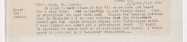 Letter to George Dock, March 25, 1919