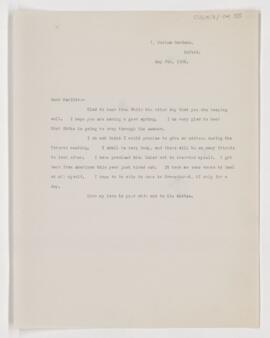 Letter to Charles Daniel Parfitt, May 8, 1906