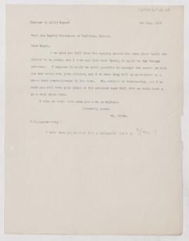 Letter to Adolf Meyer, May 1, 1912