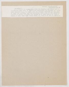 Letter to Arnold Carl Klebs, February 4, 1913