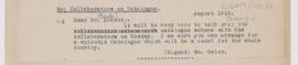 Letter to Maude E. Abbott, August 1910