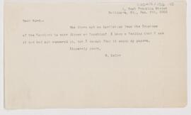 Letter to Henry Mills Hurd, January 6, 1905