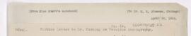 Letter to Harvey Cushing, April 14, 1919