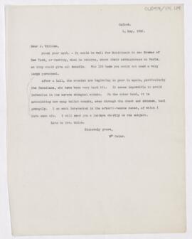 Letter to James William White, May 1, 1915