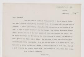 Letter to Francis John Shepherd, December 25, 1905