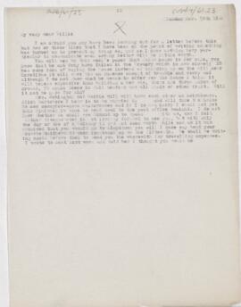 Letter to William Osler, March 30, 1866