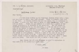 Letter to Charles Ferdinand Martin, July 15, 1904