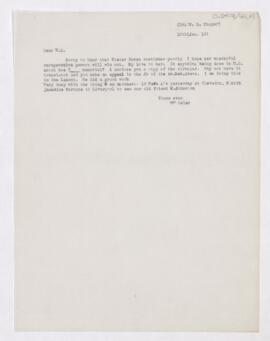 Letter to William Sydney Thayer, January 16, 1916