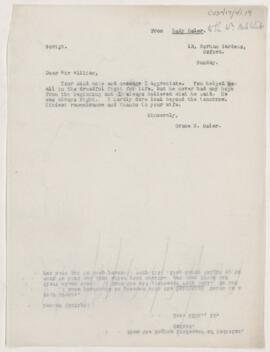 Letter to William Hale-White