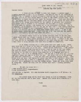 Letter to Susan Revere Chapin, May 21, 1916