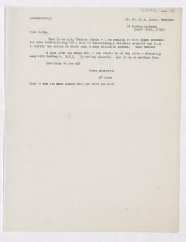 Letter to Jamieson Boyd Hurry, December 20, 1916