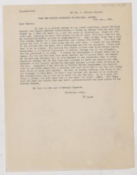 Letter to John Collins Warren, October 14, 1912