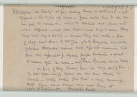 Cushing's notes, H.V. Ogden , 1878-82