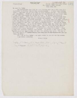 Letter to Henry Vining Ogden